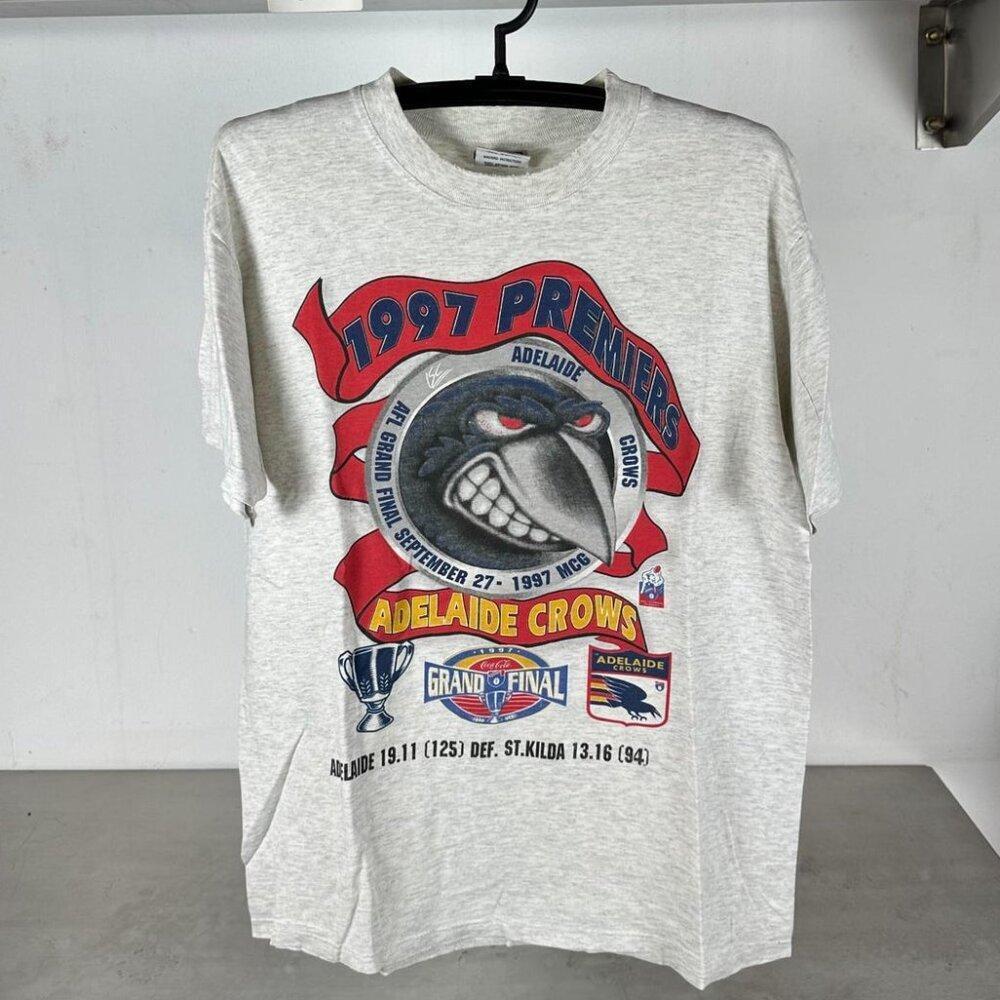 Retro 1997 Adelaide Crows Premiers Grand Final Australian Football Afl Shirt